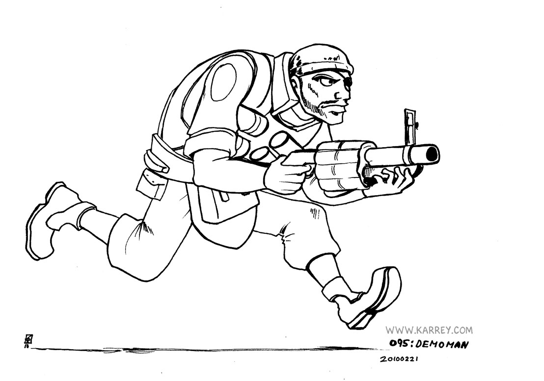 team fortress 2 spy coloring pages - photo #8